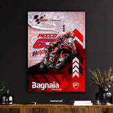 Pecco Bagnaia Ducati MotoGP #63 TT Assen Poster